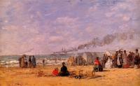 Boudin, Eugene - The Beach at Trouville